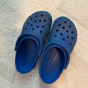 Boys royal blue Crocs